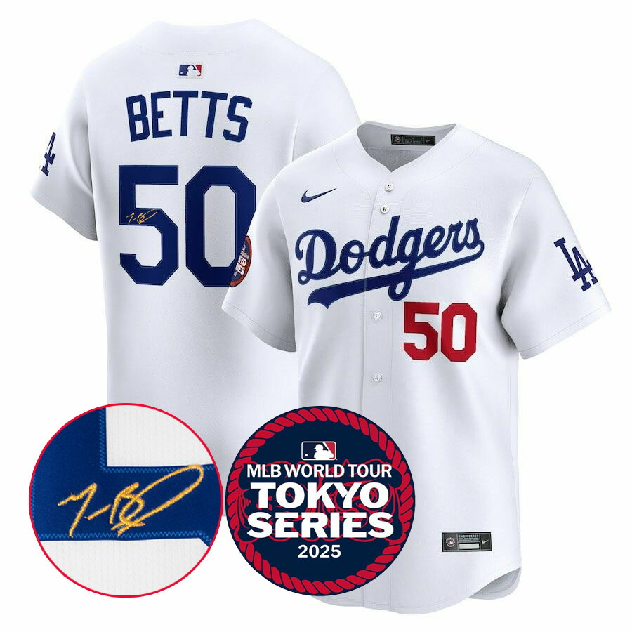 【NIKE正規品】#50 BETTS ベッツ ユニフォーム オルタネイト　L NIKE ドジャース ムーキー・ベッツ ユニフォーム リミテッド