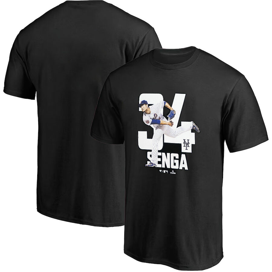 MLB 千賀滉大 メッツ Tシャツ グラフィック＆ナンバー Fanatics JP ブラック 6,776円