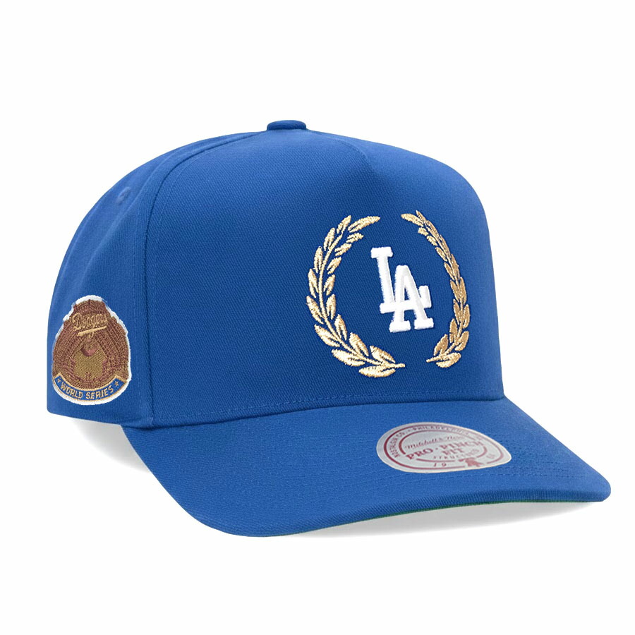 MLB ドジャース キャップ 【現地買付】ゴールドリーフ ワールドシリーズパッチ Pro Pinch Adj Hat ミッチェル＆ネス/Mitchell & Ness
