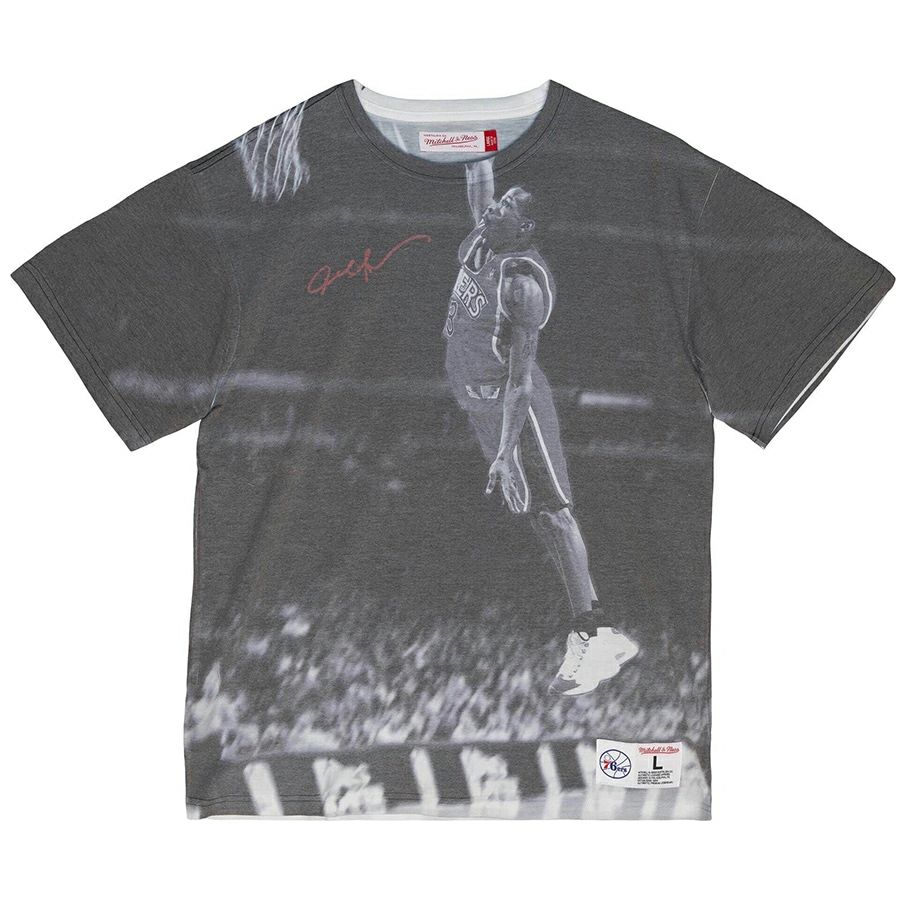 NBA アレン・アイバーソン 76ers Tシャツ Above The Rim Sublimated SS Tee ミッチェル＆ネス/Mitchell \u0026 Ness ホワイト