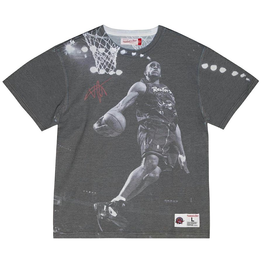 NBA ヴィンス・カーター ラプターズ プルオーバー Above The Rim Sublimated SS Tee ミッチェル＆ネス/Mitchell \u0026 Ness 白いこと