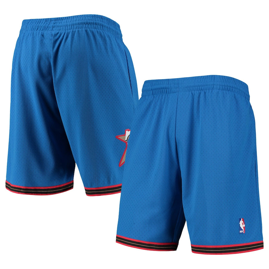 NBA 76ers スウィングマンショーツ 投げることうしろ側 ミッチェル＆ネス/Mitchell \u0026 Ness 1999-2000 ロイヤル
