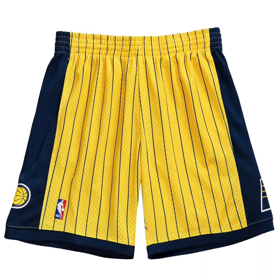 NBA ペイサーズ スウィングマンショーツ スローバック ミッチェル＆ネス/Mitchell & Ness 1999 ゴールド