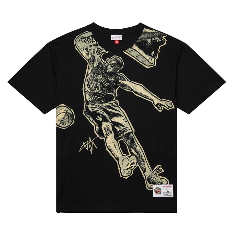 NBA ヴィンス・カーター ラプターズ Tシャツ 2024 HOF PREMIUM SS TEE ミッチェル＆ネス/Mitchell & Ness ブラック｜MLB.NBAグッズショップ　SELECTION