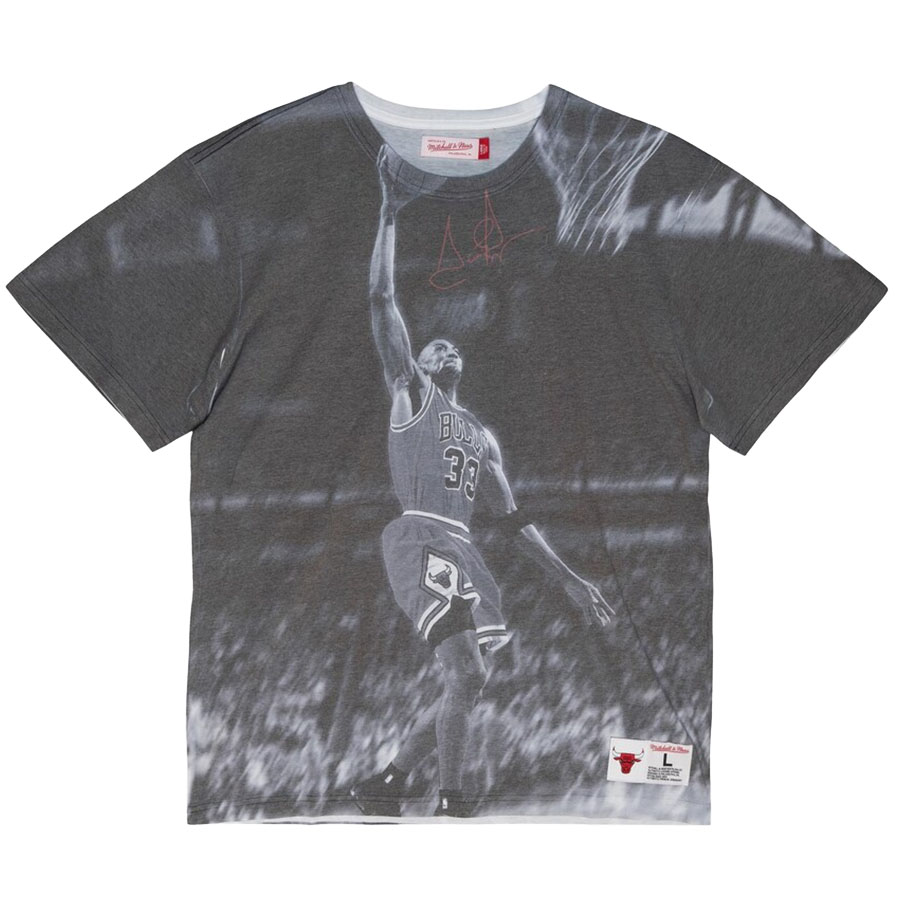 NBA スコッティ・ピッペン シカゴ・ブルズ Tシャツ Above The Rim Sublimated SS Tee ミッチェル＆ネス/Mitchell \u0026 Ness ホワイト