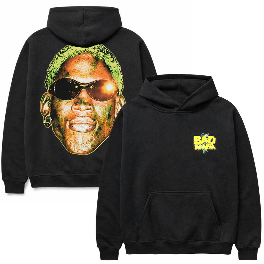NBA デニス・ロッドマン パーカー Still Bad Wanna Hoodie フーディー Rodman Apparel ブラック