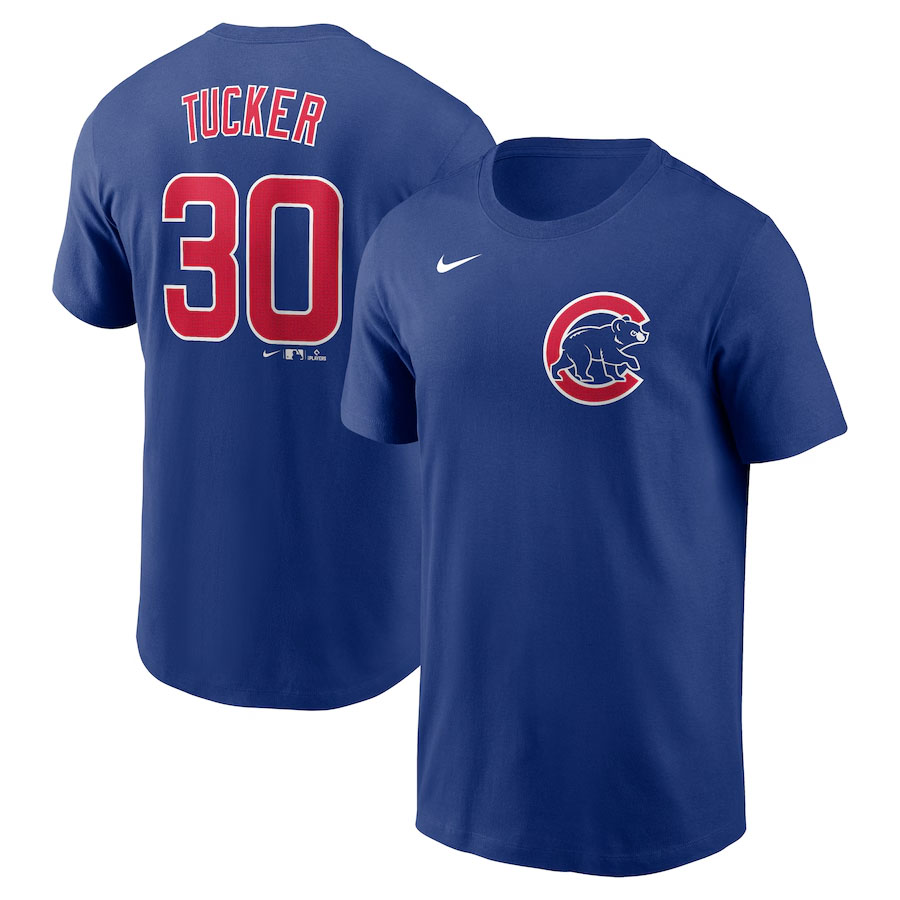 MLB カイル・タッカー カブス Tシャツ ネーム＆ナンバー Name＆Number T-Shirt ナイキ/Nike ロイヤル