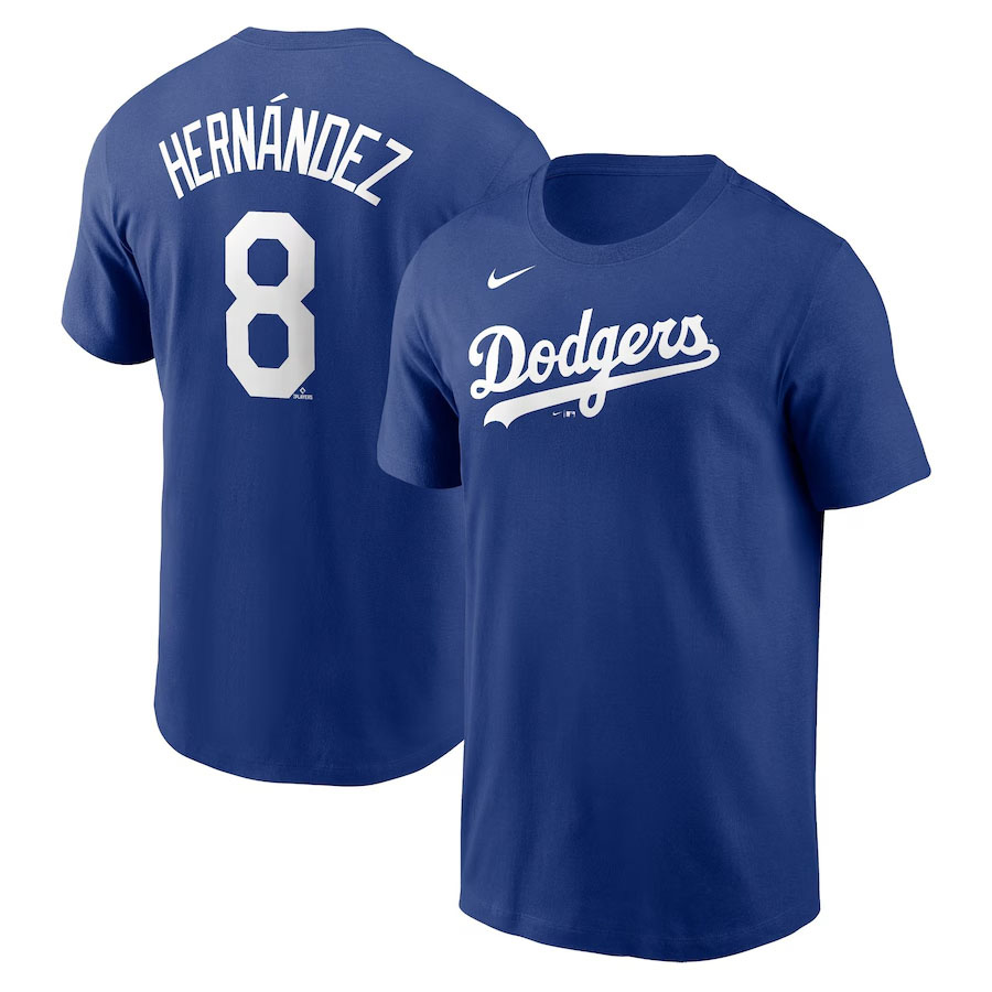 MLB キケ・ヘルナンデス ドジャース ティーシャツ 名まえ＆電話番号 Name＆Number T-Shirt ナイキ/Nike ロイヤル