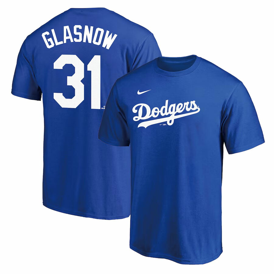 MLB タイラー・グラスノー ドジャース Tシャツ ネーム＆ナンバー Name＆Number T-Shirt ナイキ/Nike ロイヤル