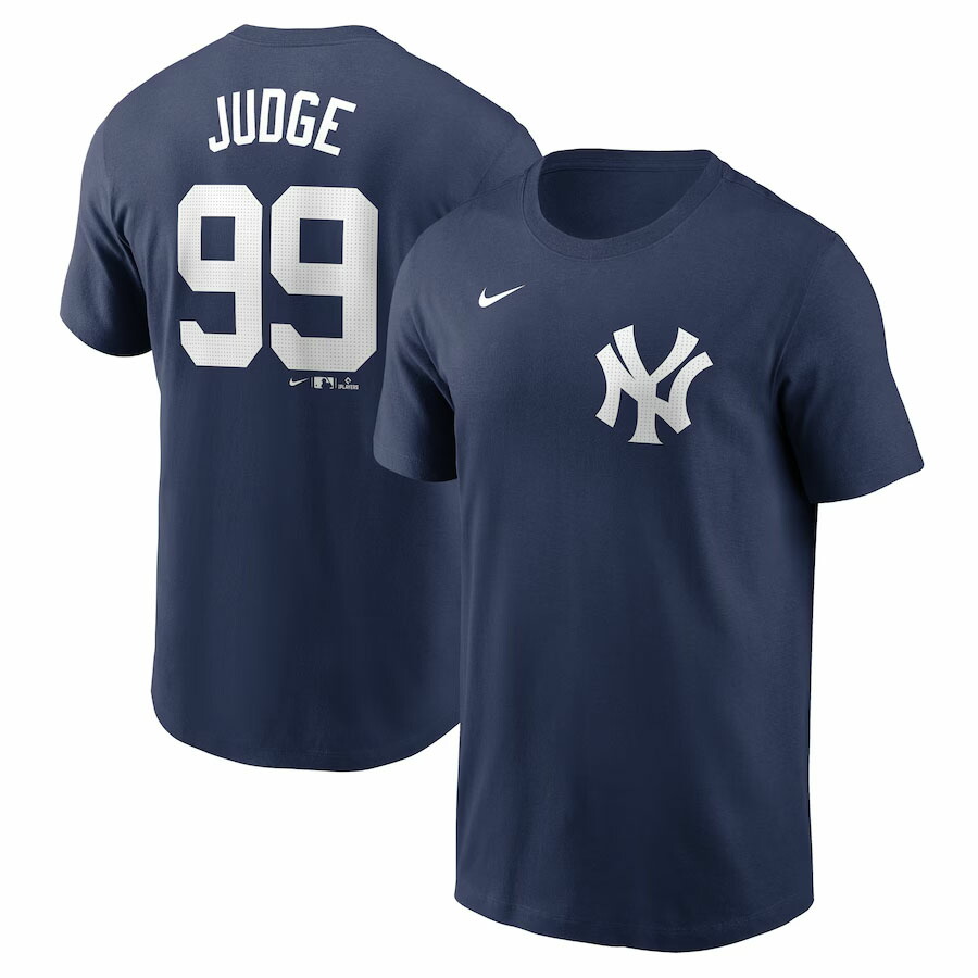 MLB アーロン・ジャッジ ヤンキース Tシャツ ネーム＆ナンバー Name＆Number T-Shirt ナイキ/Nike ネイビー