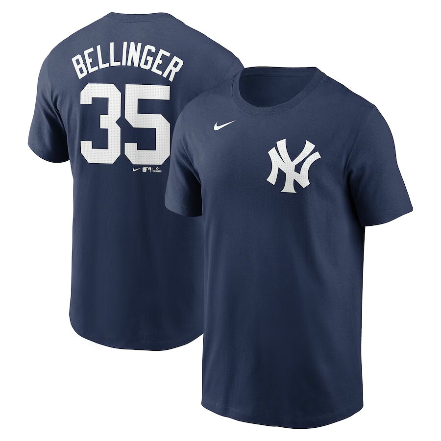 MLB コーディ・ベリンジャー ヤンキース Tシャツ ネーム＆ナンバー Name＆Number T-Shirt ナイキ/Nike ネイビー