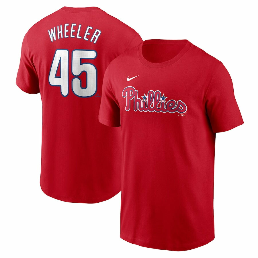 MLB ザック・ウィーラー フィリーズ Tシャツ ネーム＆ナンバー Name＆Number T-Shirt ナイキ/Nike レッド