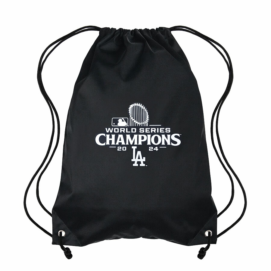 MLB ドジャース ナップサック 【現地買付】ワールドシリーズ2024優勝 Drawstring Light バックパック FOCO ブラック