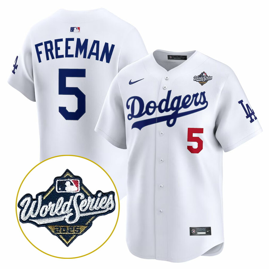 MLB フレディ・フリーマン ドジャース 制服 世界つづき物2025押しひろげる Home リミテッド Player Jersey ナイキ/Nike 白いこと