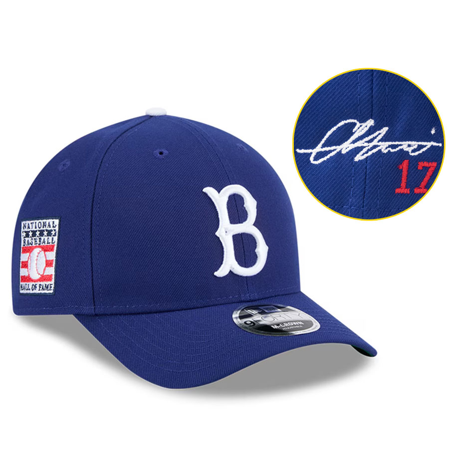 MLB 大谷翔平 ブルックリン・ドジャース キャップ 海外カスタム サイン刺繍 Hall of Fame 9FORTY M-Crown ニューエラ/New Era｜MLB.NBAグッズショップ　SELECTION