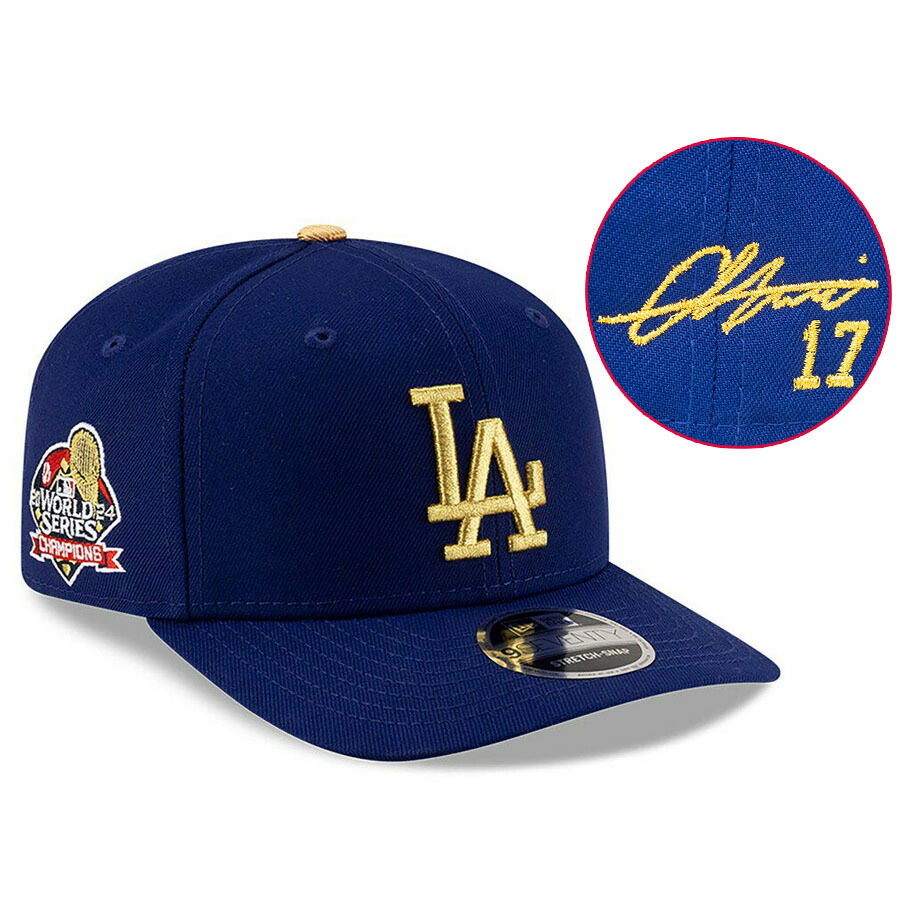 残り1点！ドジャース公式 ニューエラ キャップ 大谷翔平デコピン 刺繍カスタム 楽天市場】MLB 大谷翔平 ドジャース キャップ 【現地買付カスタム
