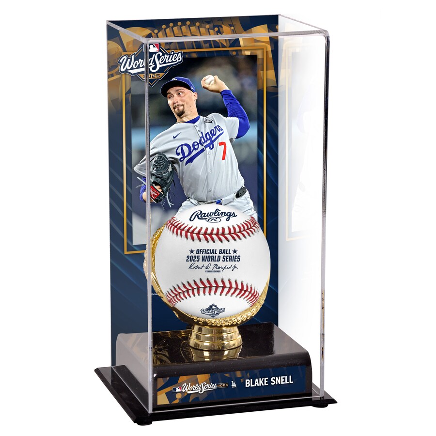 MLB ブレイク・スネル ドジャース ボールディスプレーケース ワールドシリーズ2025優勝記念 Sublimated Display Case Fanatics|MLB.NBAグッズショップ SELECTION