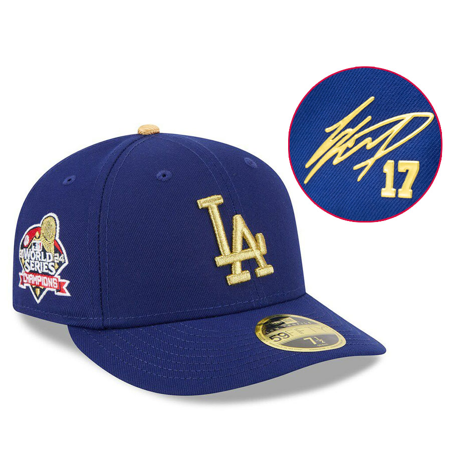 MLB 大谷翔平 ドジャース キャップ クロームサイン刺繍 WS2024優勝 ゴールドコレクション ロープロファイル 59FIFTY ニューエラ/New Era｜MLB.NBAグッズショップ　SELECTION