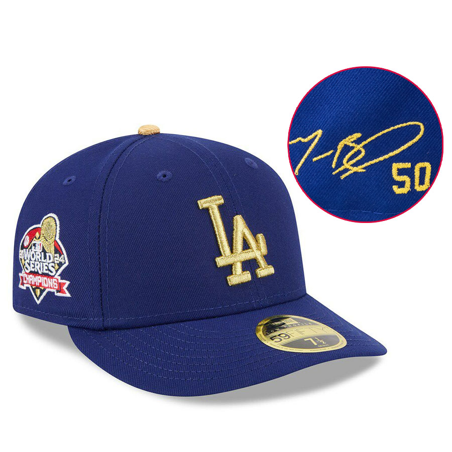 MLB ムーキー・ベッツ ドジャース キャップ WS2024優勝 ゴールドコレクション ロープロファイル 59FIFTY サイン刺繍 ニューエラ/New Era｜MLB.NBAグッズショップ　SELECTION