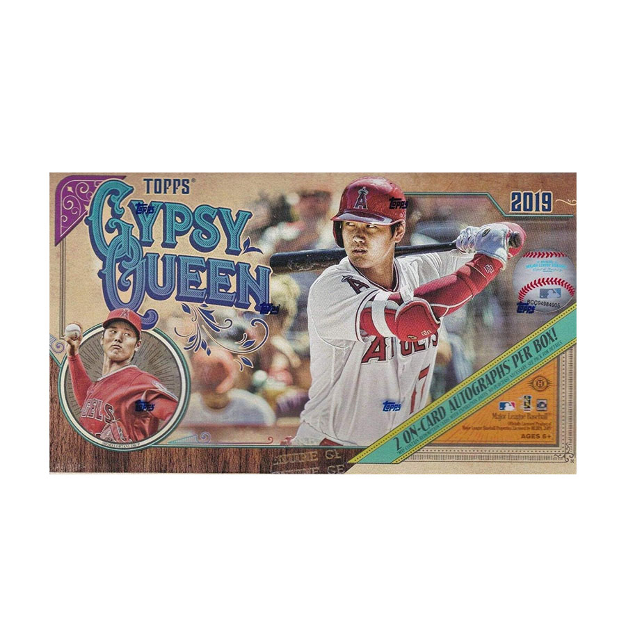 MLB 大谷翔平 エンゼルス トレーディングカードボックス 【大谷翔平取りまかなう】2019 Topps Gypsy Queen MLB Baseball Hobby Box Topps