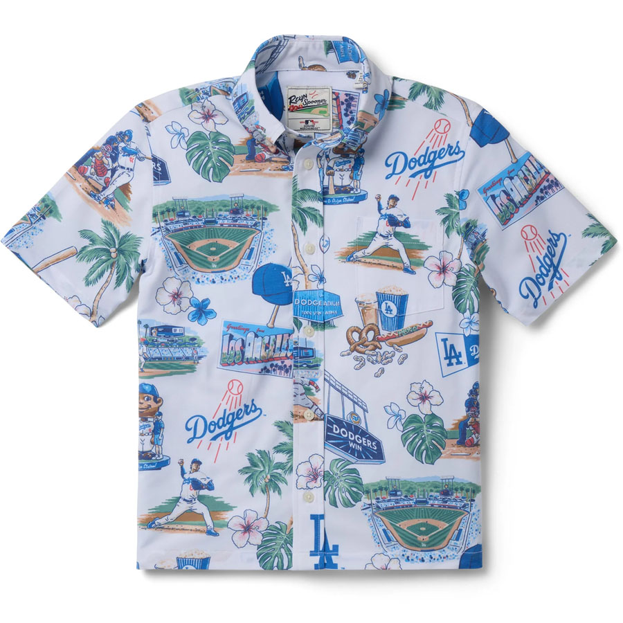 楽天市場】MLB ロサンゼルス・ドジャース アロハシャツ ホームタウン