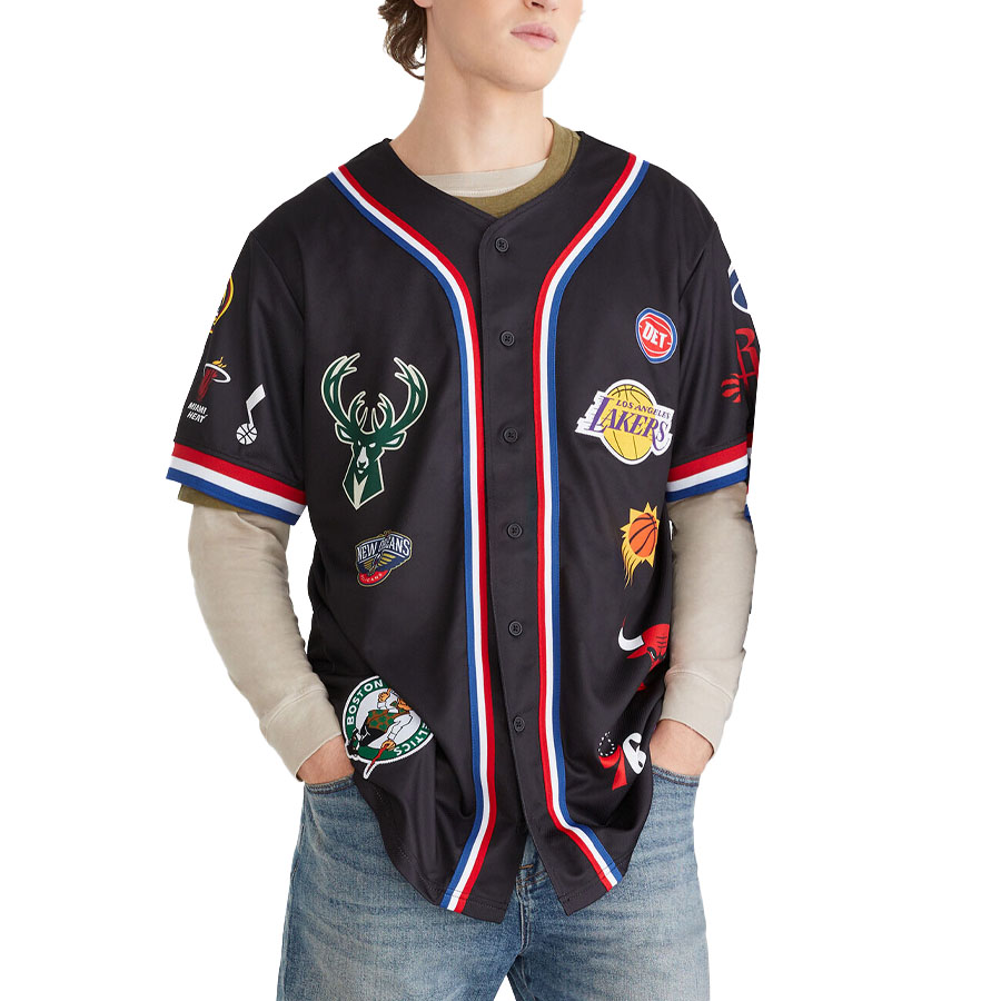 NBA オール大層らしい 制服 【現場買付】ウルトラ力くらべ オール大層らしい Baseball Jersey Ultra Game 黒いこと