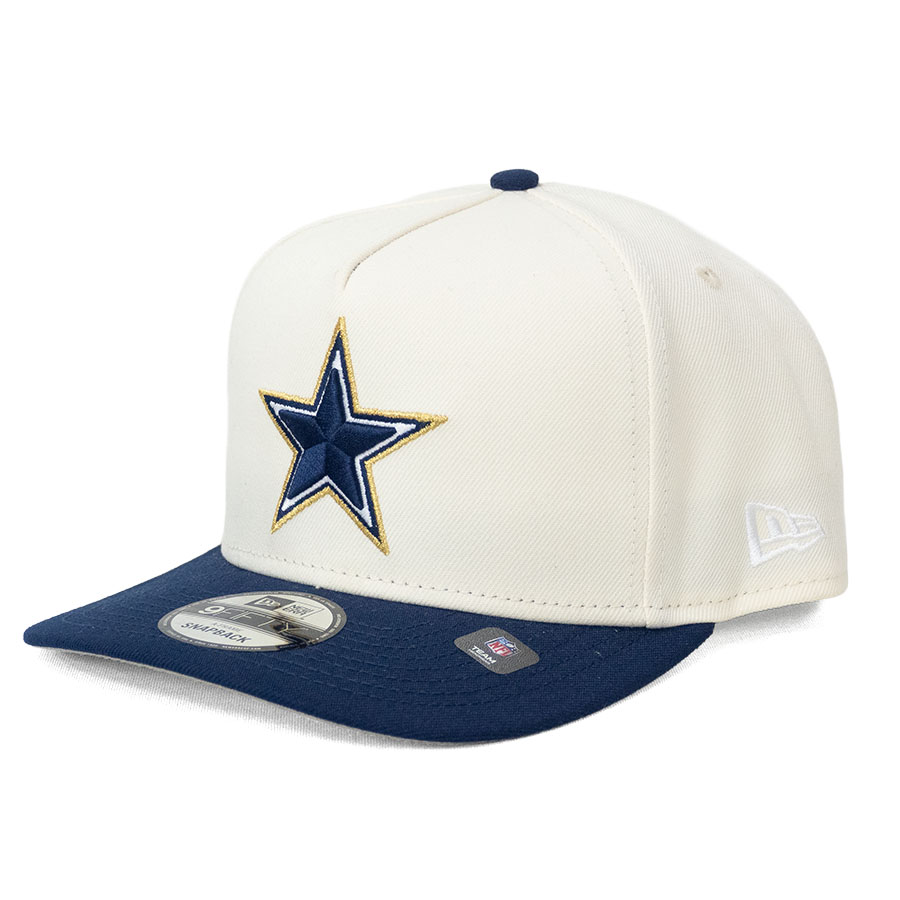 NFL カウボーイズ キャップ 【現地買付】2トーン Chrome Collection 9FIFTY A-Frame ニューエラ/New Era クリーム ネイビー 10,058円