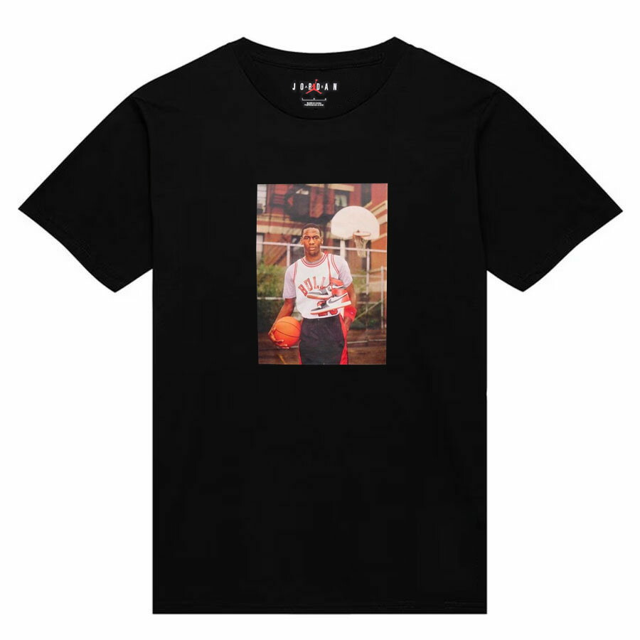 NBA マイケル・ジョーダン シカゴ・ブルズ Tシャツ 現地買付品 Photo T-Shirt Jordan Brand ブラック