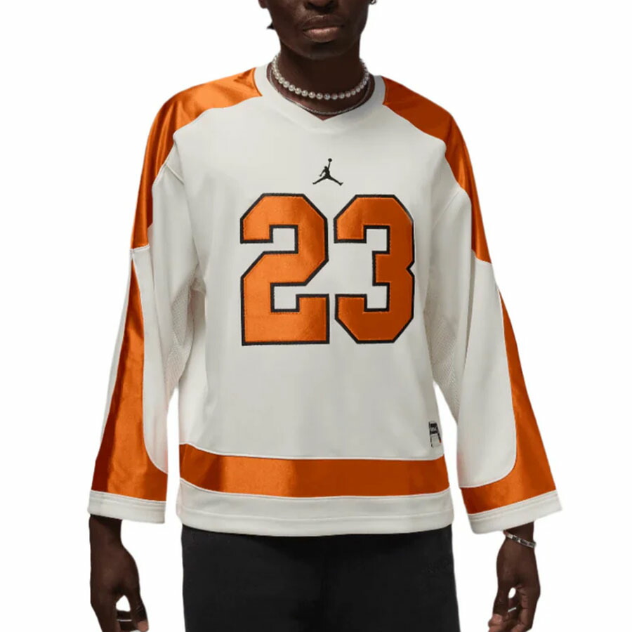 NBA マイケル・ジョーダン 風の強い町・ブルズ 制服 現場買付品 Brooklyn Collegiate Hockey Jersey Jordan Brand