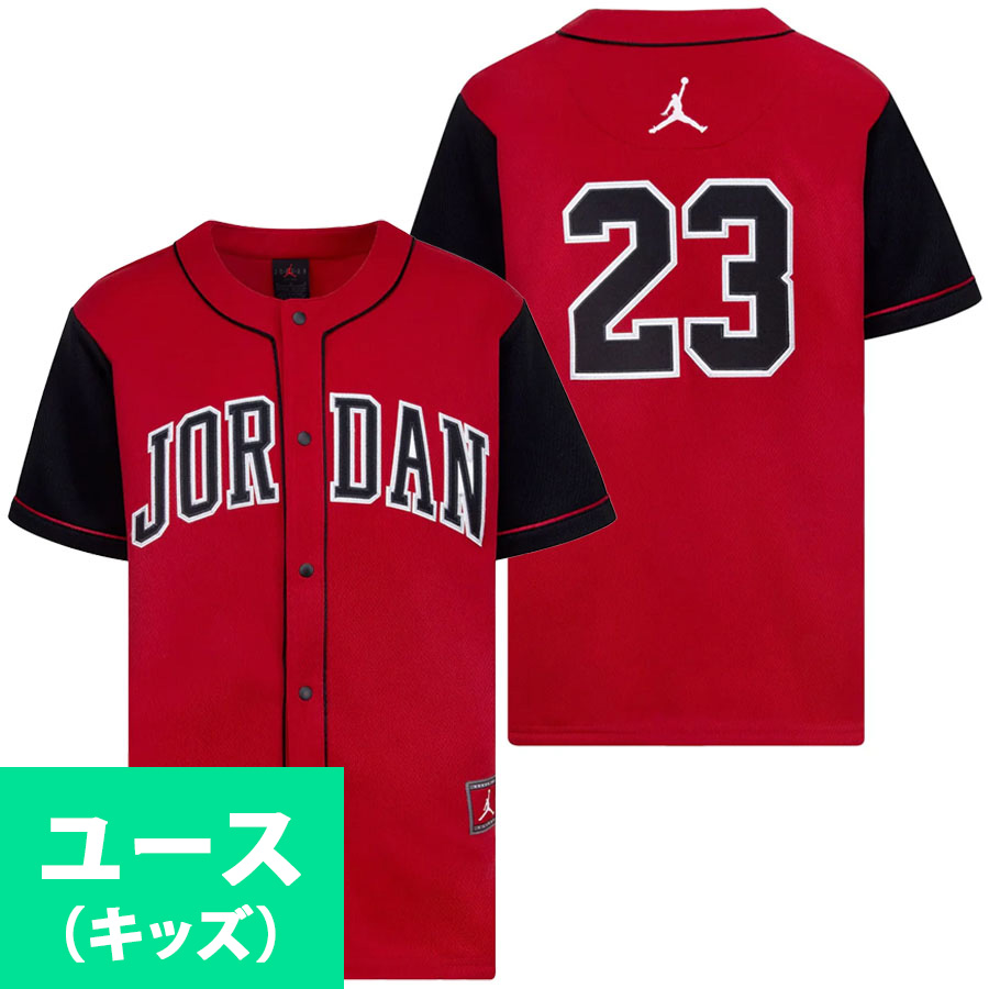 NBA マイケル・ジョーダン 風の強い町・ブルズ 制服 現場買付品 Youth Jordan Jumpman HBR Jersey Jordan Brand 赤いこと 黒いこと