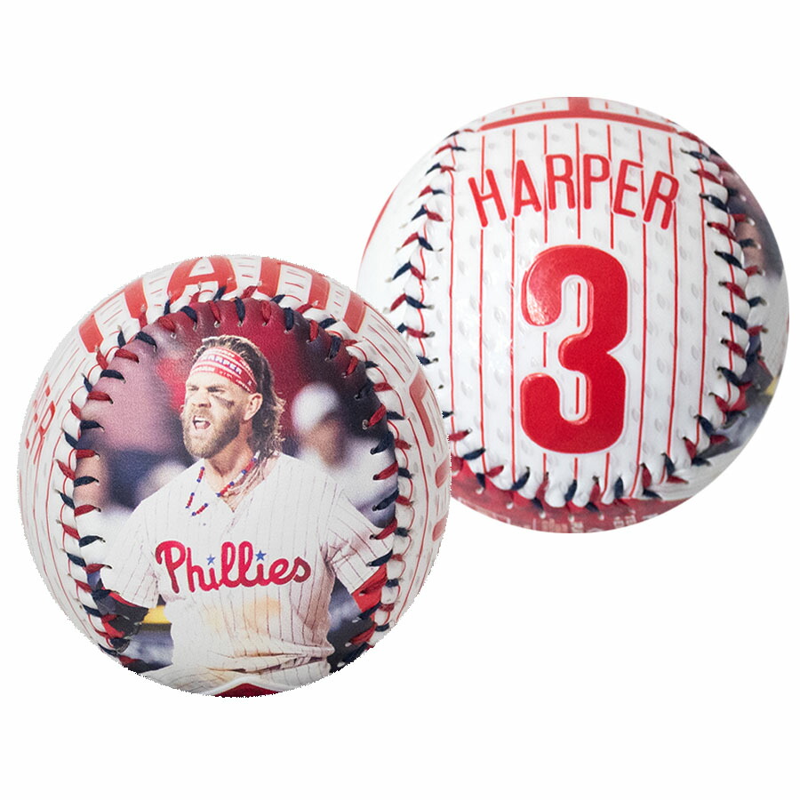 MLB ブライス・ハーパー フィリーズ ボール 【スタジアム限定品】Phillies Player Graphic Baseball With UV Case Rawlings 2512mbl