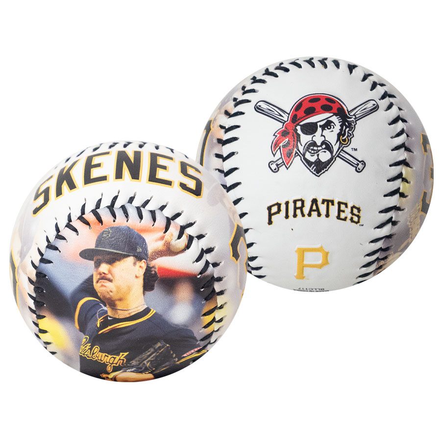 MLB ポール・スキーンズ Pittuburgh Pirates ボール 【球場限定品】Photo Baseball With UV Protection Display Case Rawlings 2512mbl