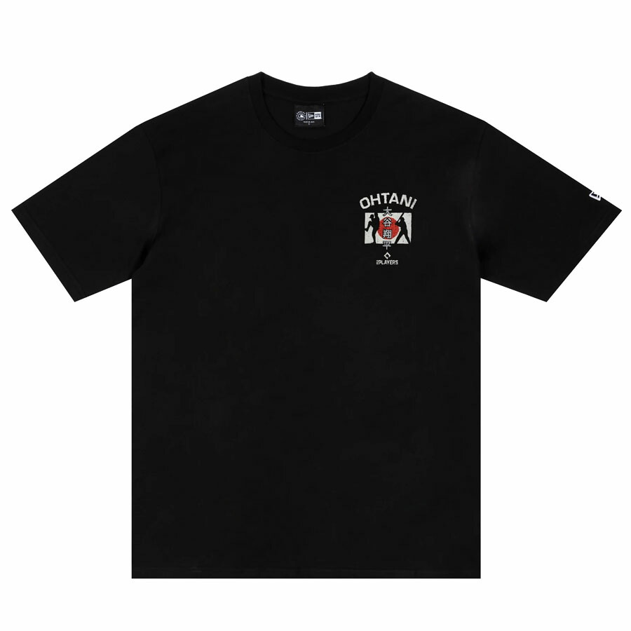 MLB 大谷翔平 ドジャース Tシャツ 【現地買付品】Ohtani JPNxUSA Oversized T-Shirt ニューエラ/New Era ブラック