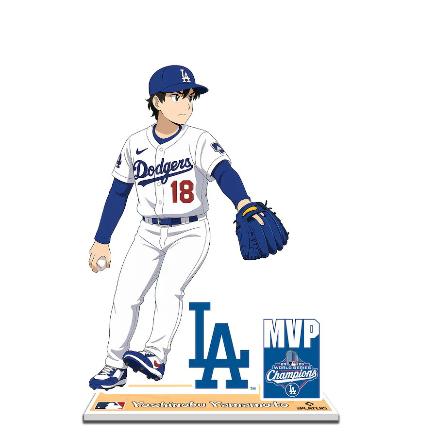 MLB 山本由伸 ドジャース スタンディー ワールドシリーズ2025優勝 Anime Player Player Standee フォトスタンド UPI Marketing|MLB.NBAグッズショップ SELECTION