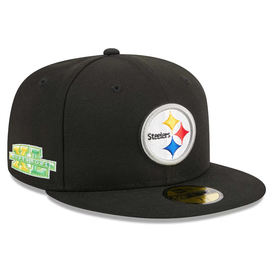 NFL スティーラーズ キャップ 【現地買付】第40回スーパーボウル Side Patch 59FIFTY Fitted Cap ニューエラ/New Era ブラック