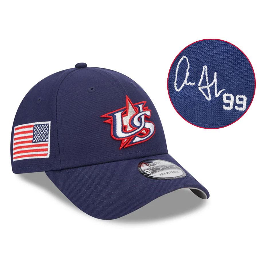 WBC アーロン・ジャッジ アメリカ代表 キャップ 2023 World Baseball Classic 9FORTY Adjustable Cap サイン刺繍 ニューエラ/New Era wbcot｜MLB.NBAグッズショップ　SELECTION