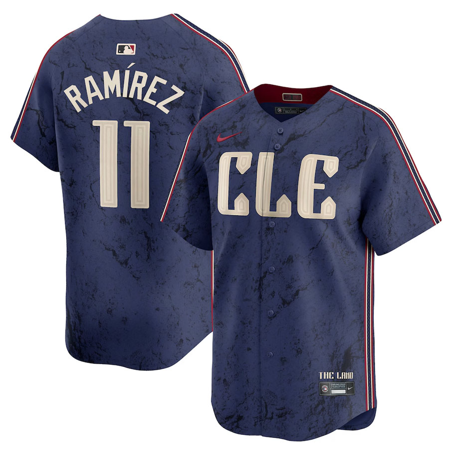 MLB ホセ・ラミレス ガーディアンズ ユニフォーム 【現地買付】シティーコネクト リミテッド Limited Jersey ナイキ/Nike ネイビー
