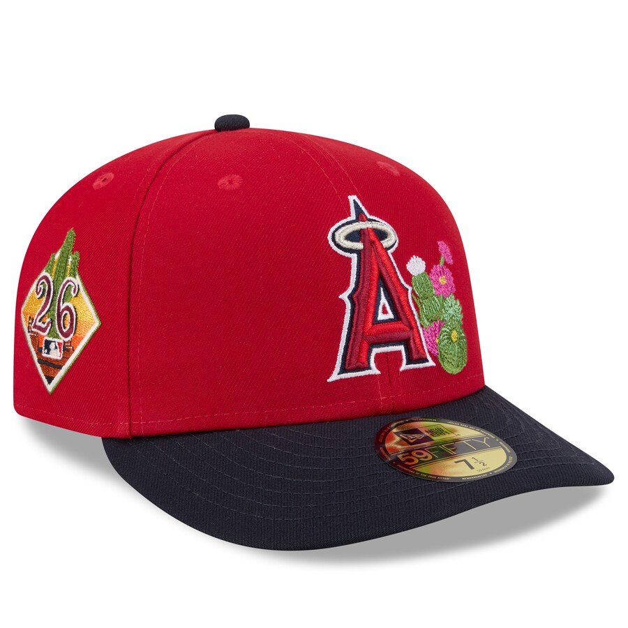 MLB エンゼルス キャップ 【海外モデル】2026 スプリングトレーニング 59FIFTY Pre Curved プレカーブ ニューエラ/New Era レッド ネイビー