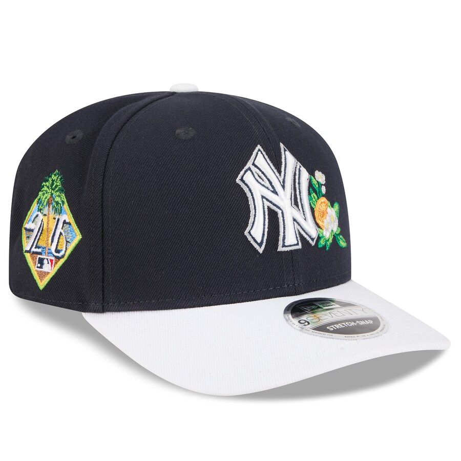 MLB ヤンキース キャップ 【海外モデル】2026 スプリングトレーニング 9SEVENTY Adjustable Hat ニューエラ/New Era ネイビー ホワイト｜MLB.NBAグッズショップ　SELECTION