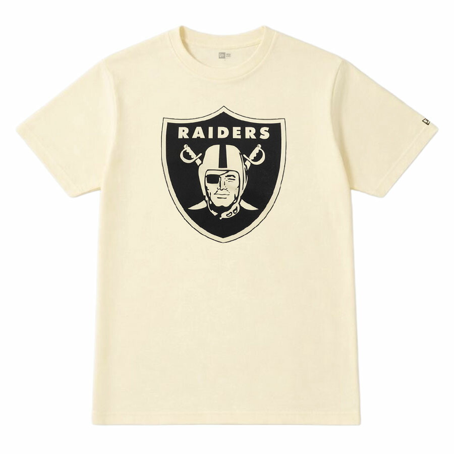 NFL レイダース Tシャツ 【現地買付】Logo Graphic T-Shirt ニューエラ/New Era クリーム