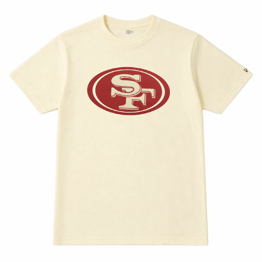 NFL 49ers Tシャツ 【現地買付】Logo Graphic T-Shirt ニューエラ/New Era クリーム|MLB.NBAグッズショップ SELECTION