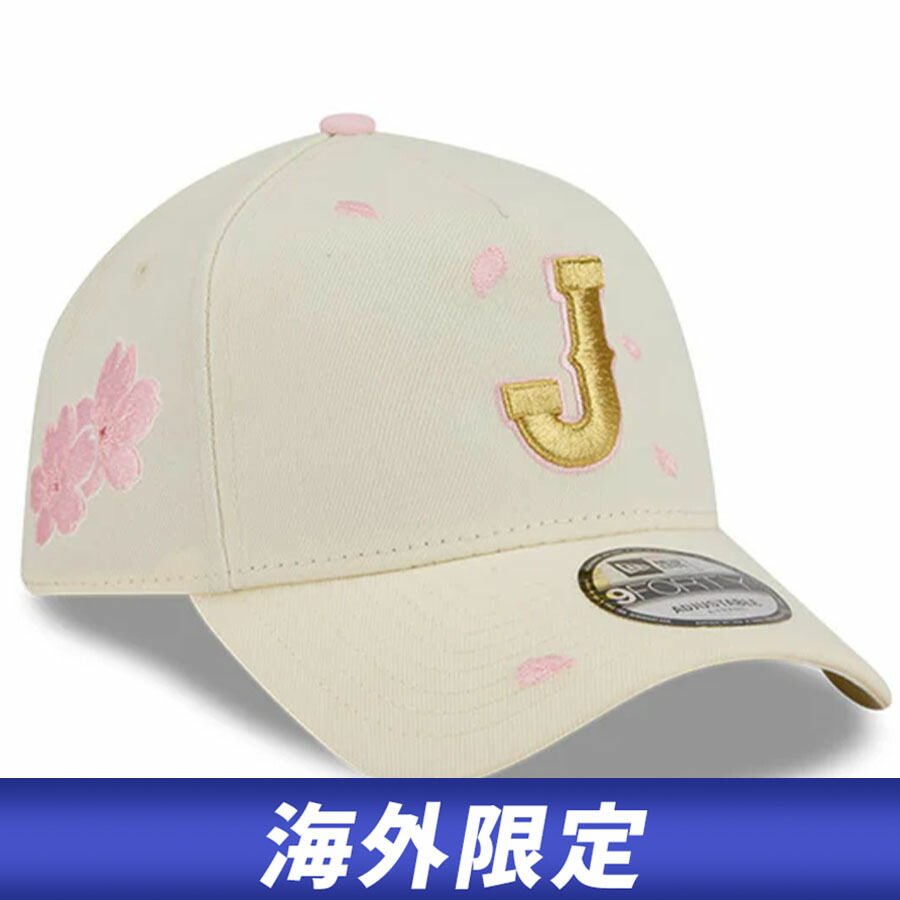 WBC 侍ジャパン 日本代表 キャップ 【海外限定】2026 ワールドベースボールクラシック Sakura Blossom 9FORTY A-Frame 桜 ニューエラ/New Era アイボリー|MLB.NBAグッズショップ SELECTION