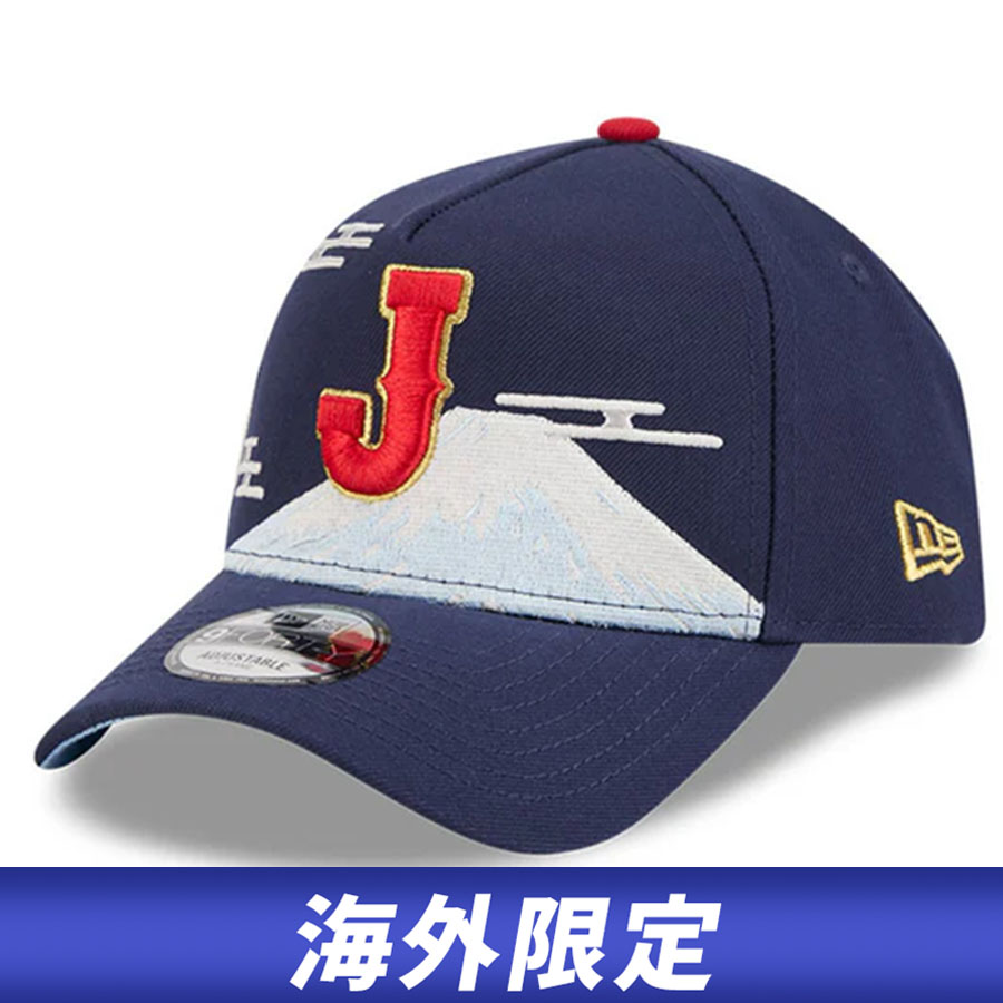 WBC 侍ジャパン 日本代表 キャップ 【海外限定】2026 ワールドベースボールクラシック 9FORTY Mt.Fuji A-Frame 富士山 ニューエラ/New Era ネイビー|MLB.NBAグッズショップ SELECTION