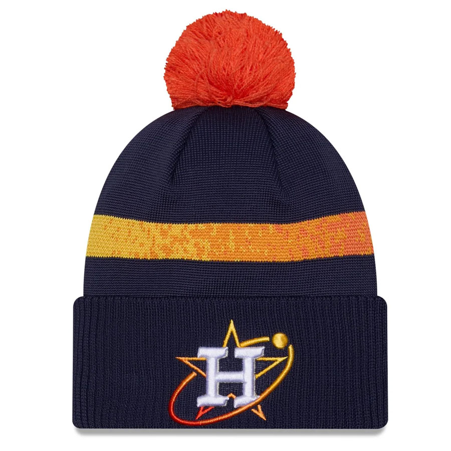 MLB アストロズ ニットキャップ 【海外モデル】2022 シティーコネクト Knit Cap ニューエラ/New Era ネイビー