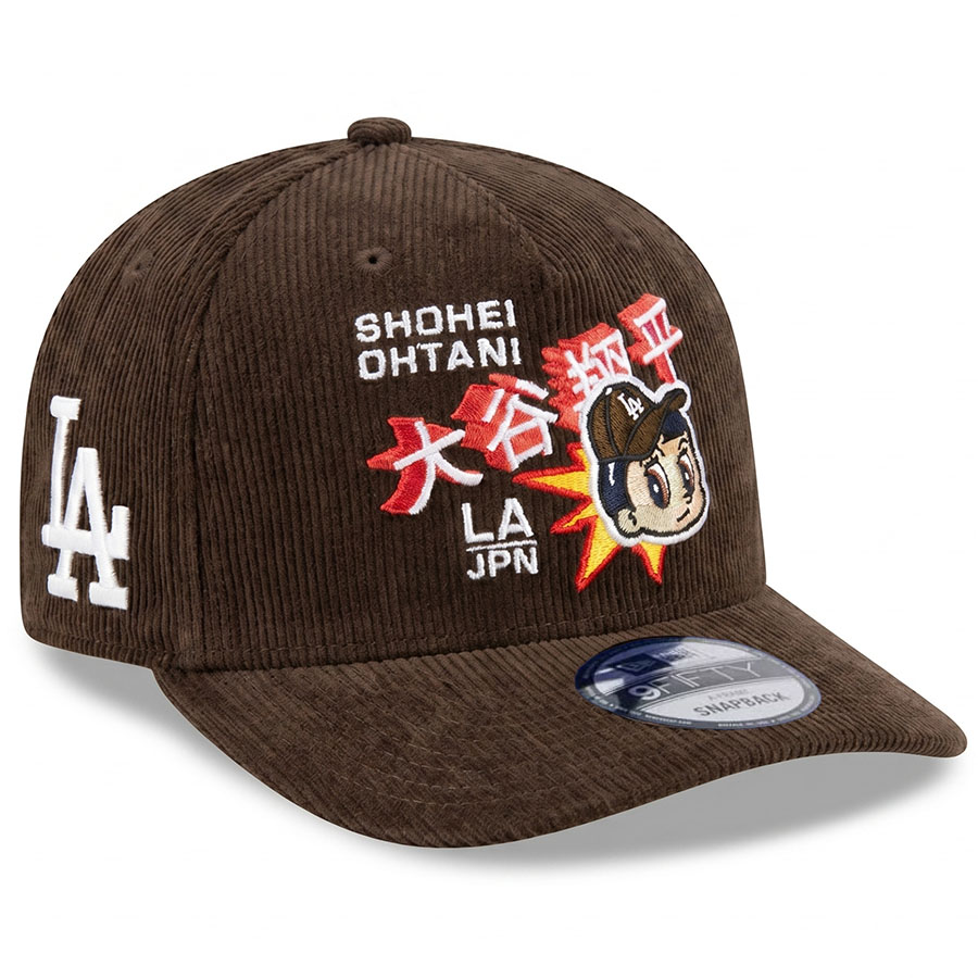 MLB 大谷翔平 ドジャース キャップ 【現地買付】Shoe Palace別注 Suede 9FIFTY A-Frame ニューエラ/New Era ウォルナット｜MLB.NBAグッズショップ　SELECTION