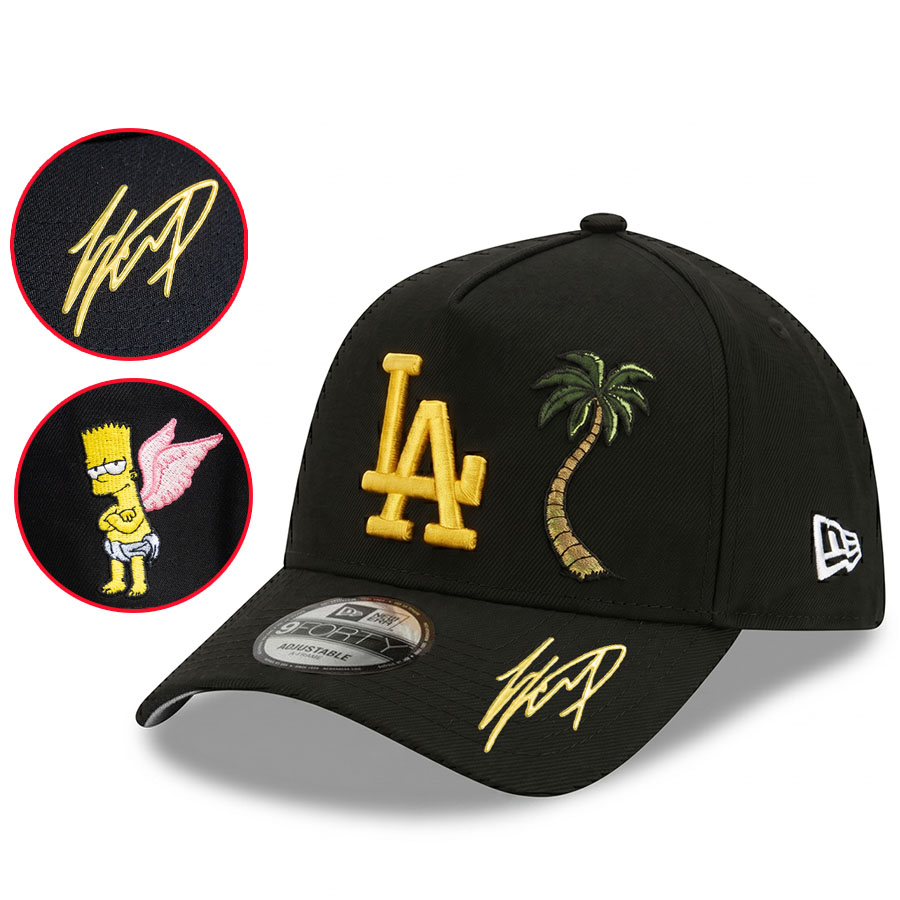 MLB 大谷翔平 ドジャース キャップ 【海外カスタム】シンプソンズ クロームサインパッチ Simpsons Plam 9FORTY ニューエラ/New Era ブラック|MLB.NBAグッズショップ SELECTION