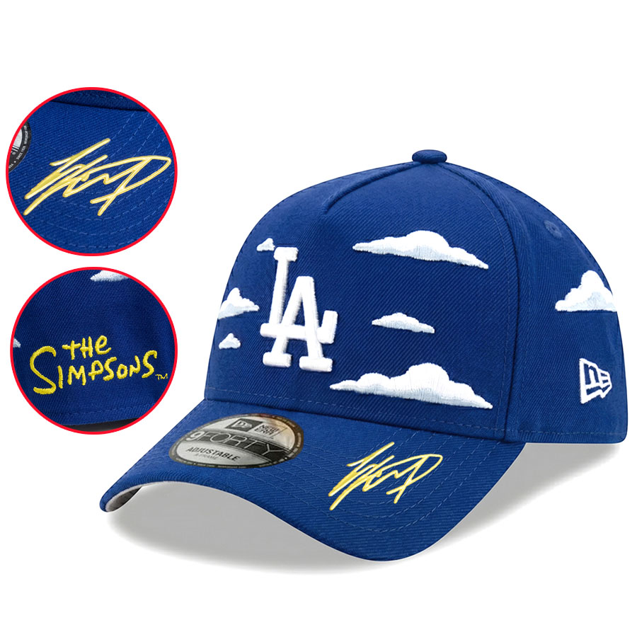 MLB 大谷翔平 ドジャース キャップ 【海外カスタム】シンプソンズ クロームサインパッチ Clouds 9FORTY ニューエラ/New Era ロイヤル｜MLB.NBAグッズショップ　SELECTION