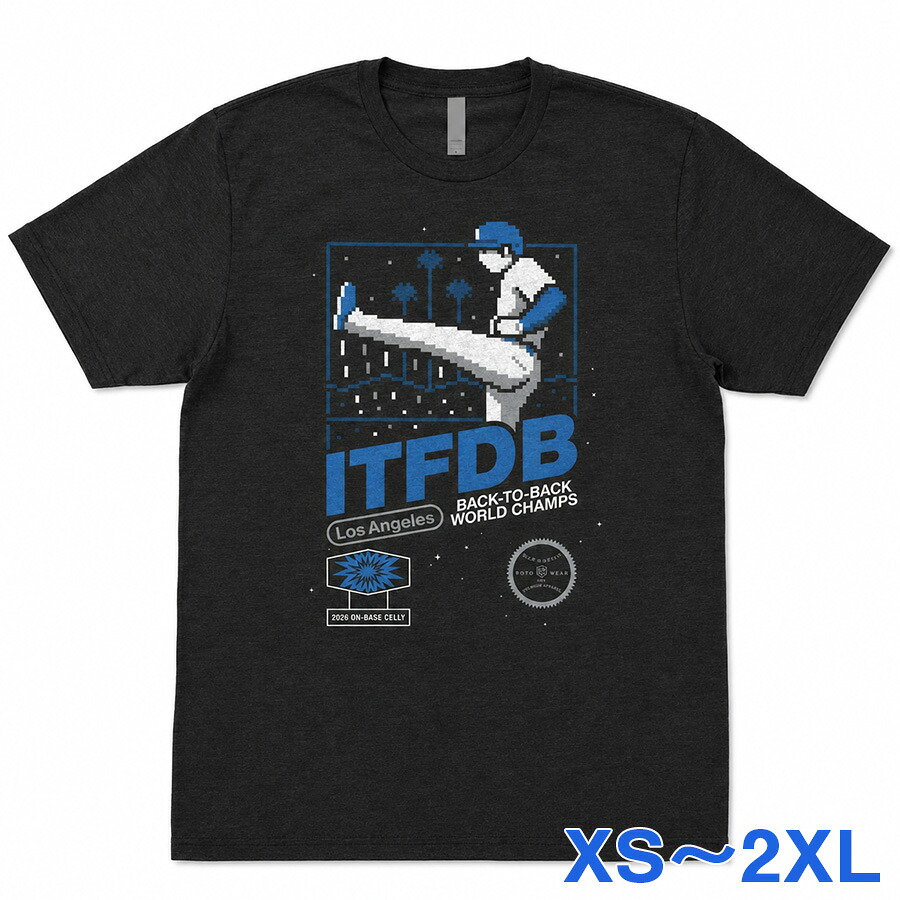 MLB 大谷翔平 ドジャース プルオーバー 【外国で制限事項版】キック・セリー 天使の都市 Kick Celly T-Shirt Rotowear ロイヤル