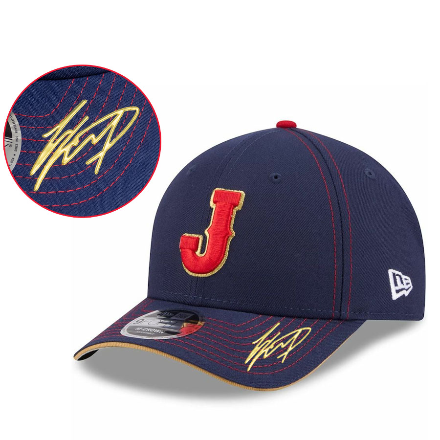 WBC 大谷翔平 侍ジャパン キャップ 海外カスタム クロームパッチ 2026 ワールドベースボールクラシック 9FORTY M-Crown ニューエラ/New Era ネイビー|MLB.NBAグッズショップ SELECTION