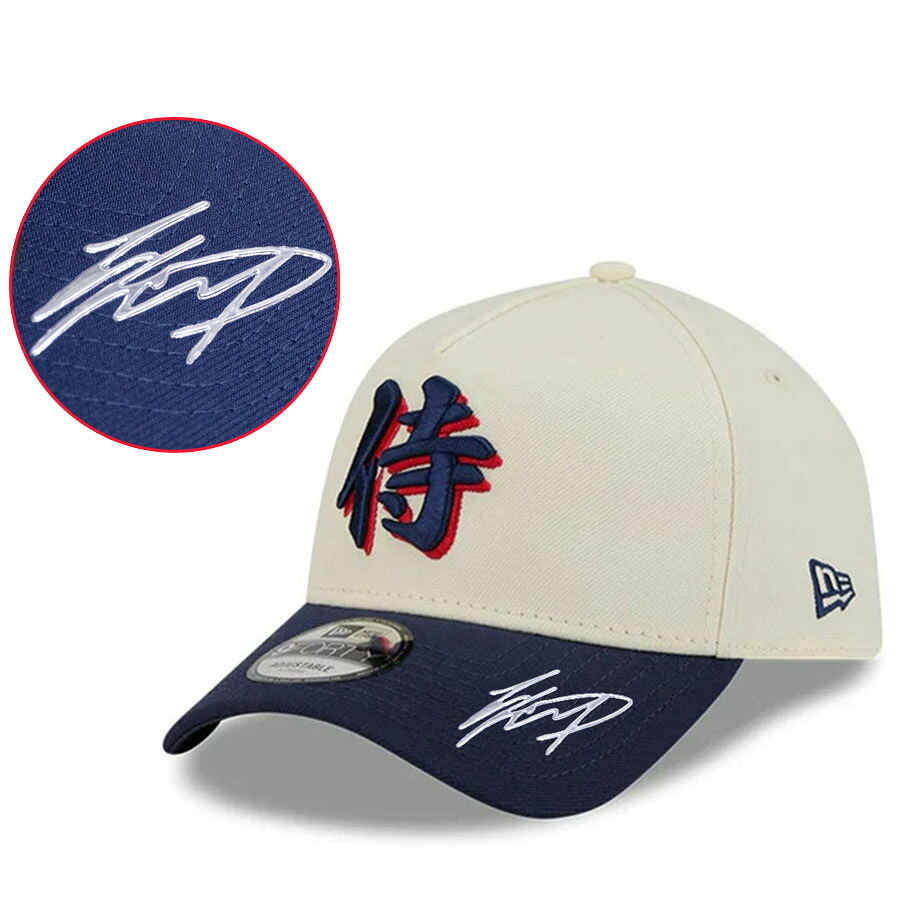 WBC 大谷翔平 侍ジャパン キャップ 海外カスタム クロームパッチ 2026 ワールドベースボールクラシック Kanji Samurai 9FORTY A-Frame ニューエラ/New Era|MLB.NBAグッズショップ SELECTION